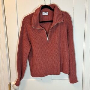 Half zip sweater